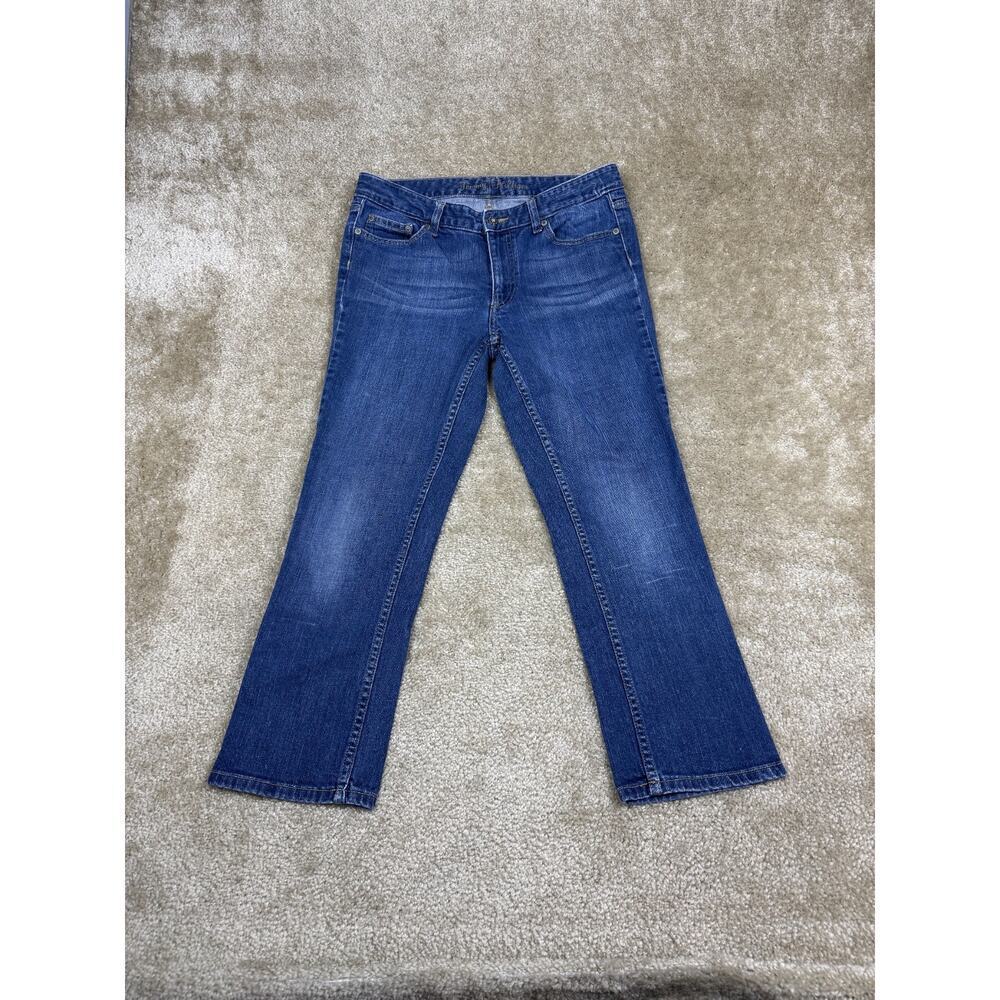 Tommy Hilfiger Jeans Womens 32 Blue Denim High Rise Ankle B253
